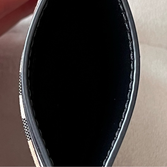 Burberry Check Card Case in Black - Picture 9 of 9